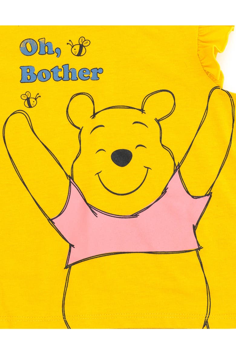 Winnie the Pooh Cosplay Tank Top & Shorts Set, Alternate, color, Yellow
