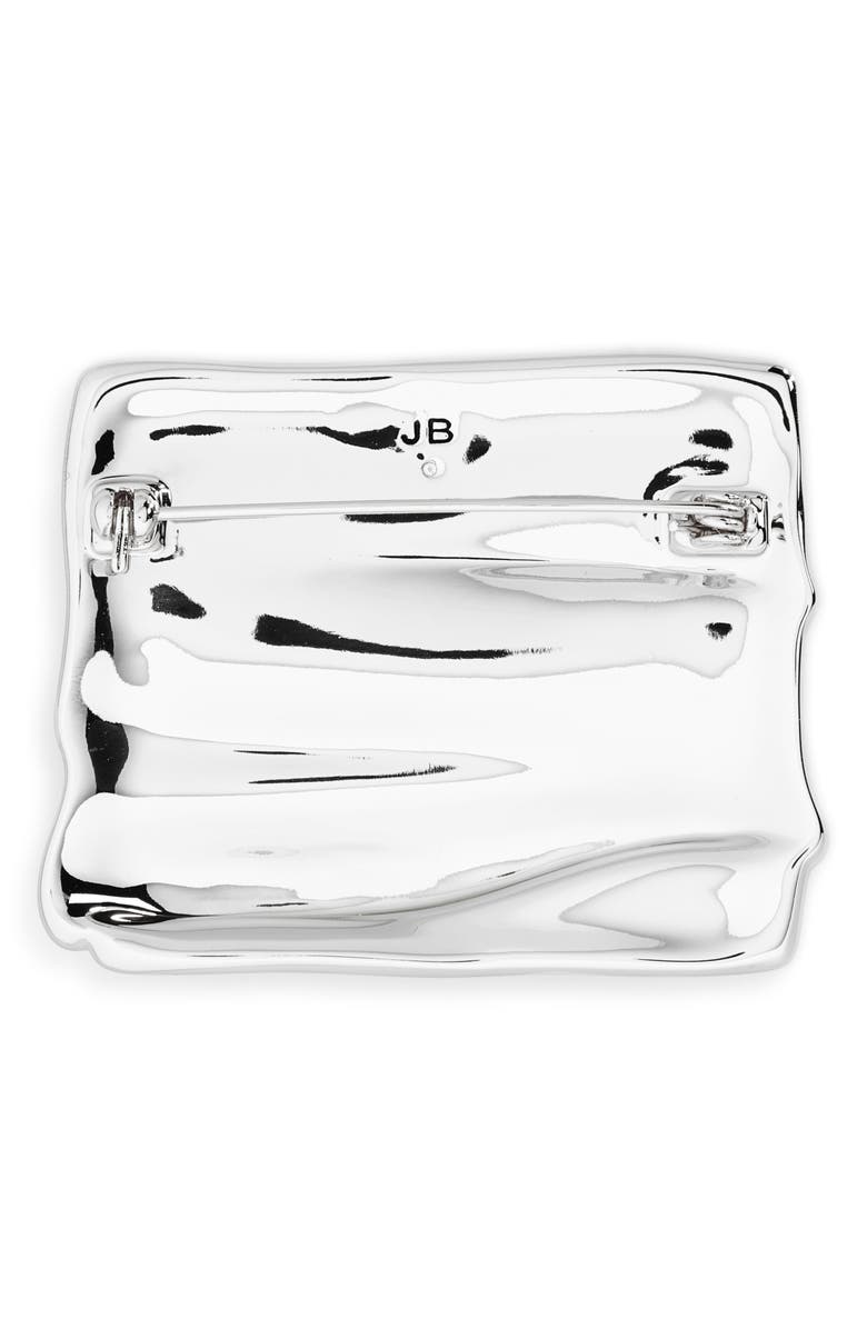 Jenny Bird Sundra Brooch, Alternate, color, High Polish Silver