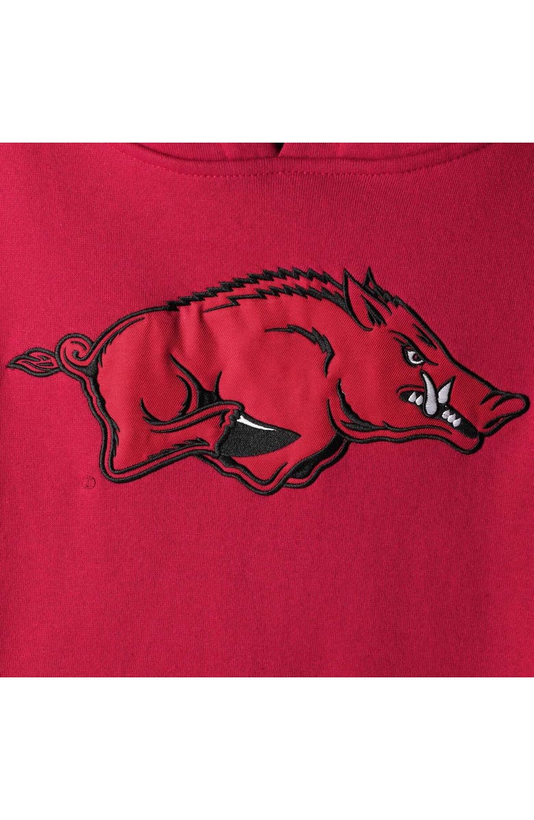 STADIUM ATHLETIC Women's Stadium Athletic Cardinal Arkansas Razorbacks Big Logo Pullover Hoodie, Alternate, color, Cardinal