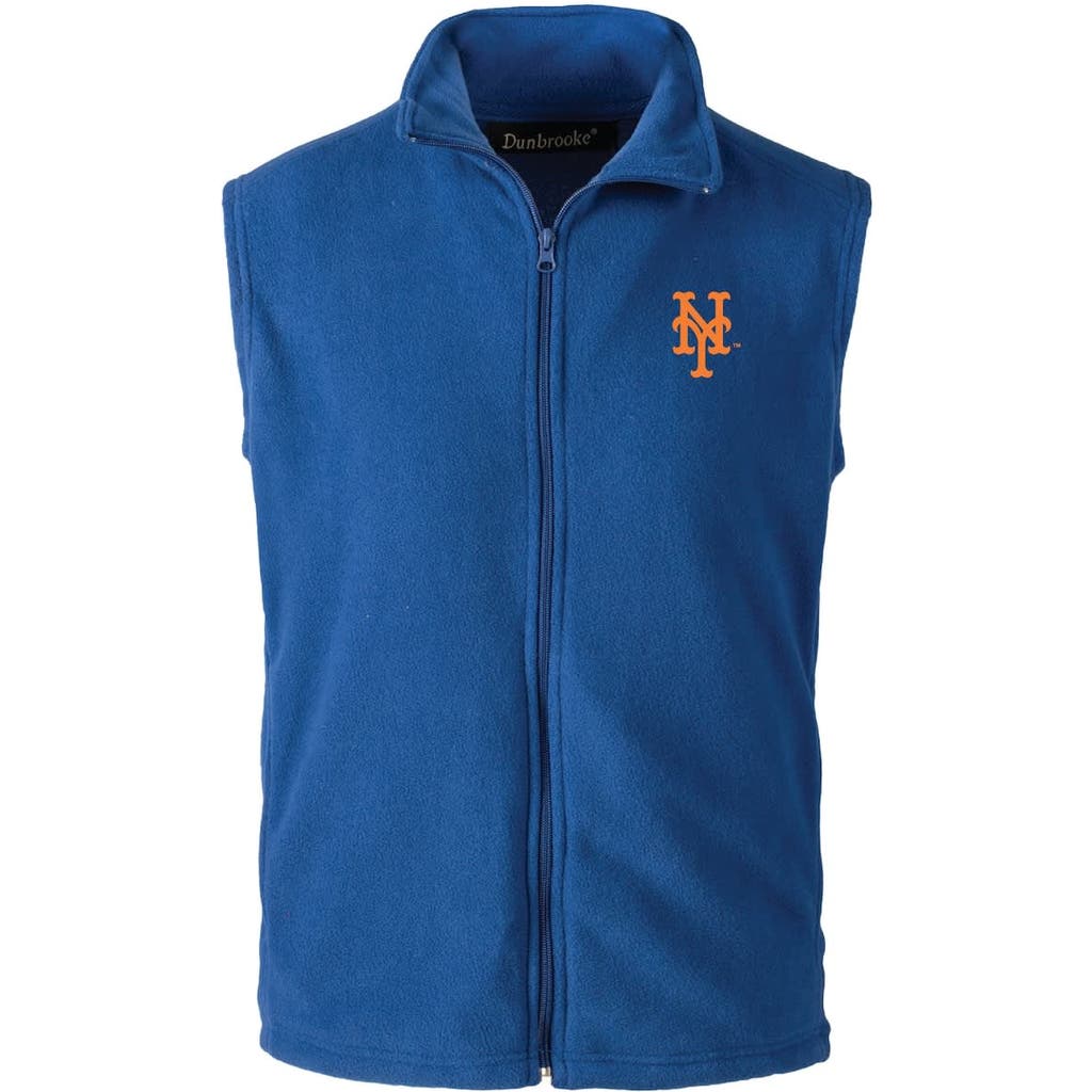 Dunbrooke Royal New York Mets Full-zip Vest In Blue