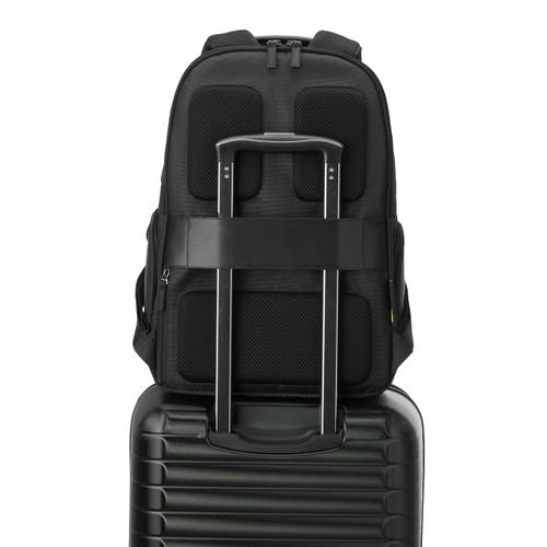 Delsey Paris Wagram Laptop Travel Backpack With 15.6" Laptop Sleeve In Black