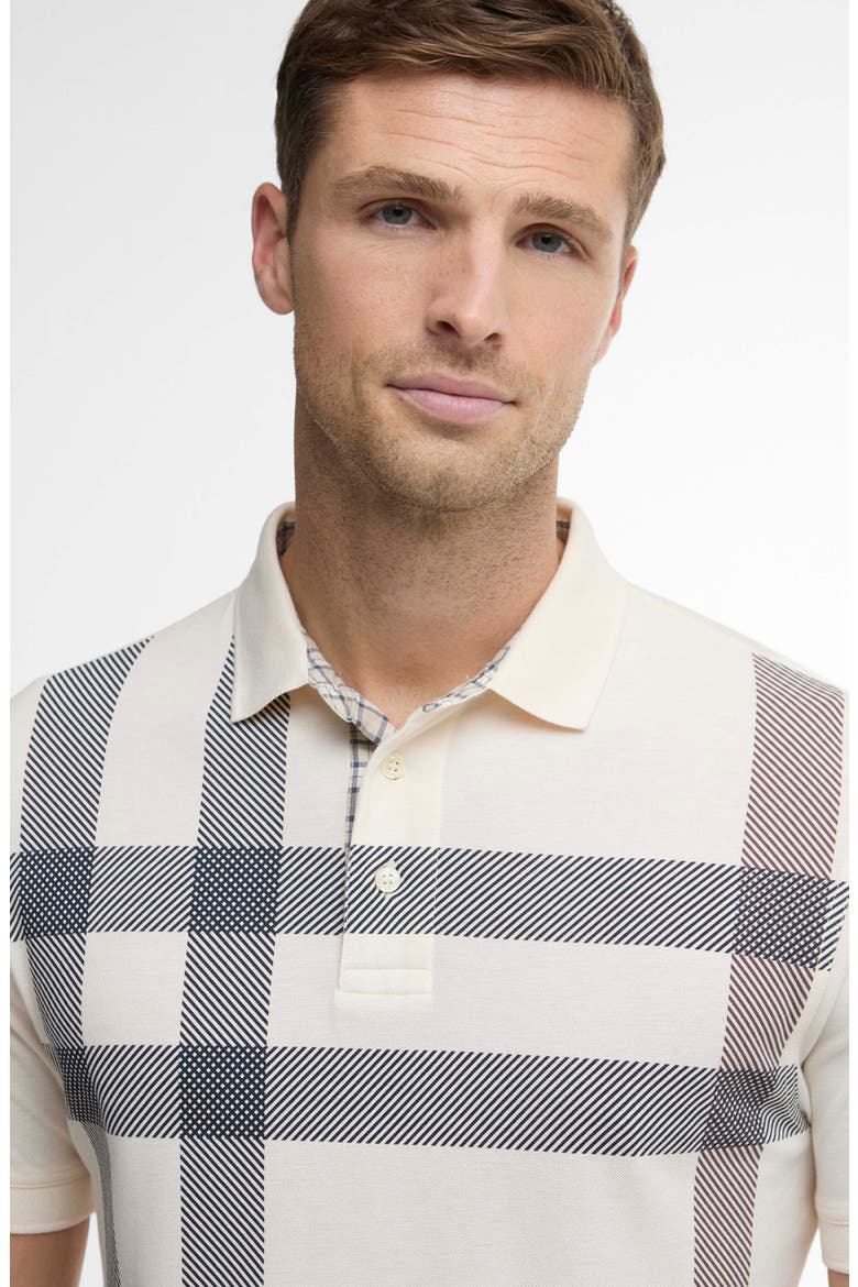 Blaine Tartan Polo, Alternate, color, WHISPER WHITE