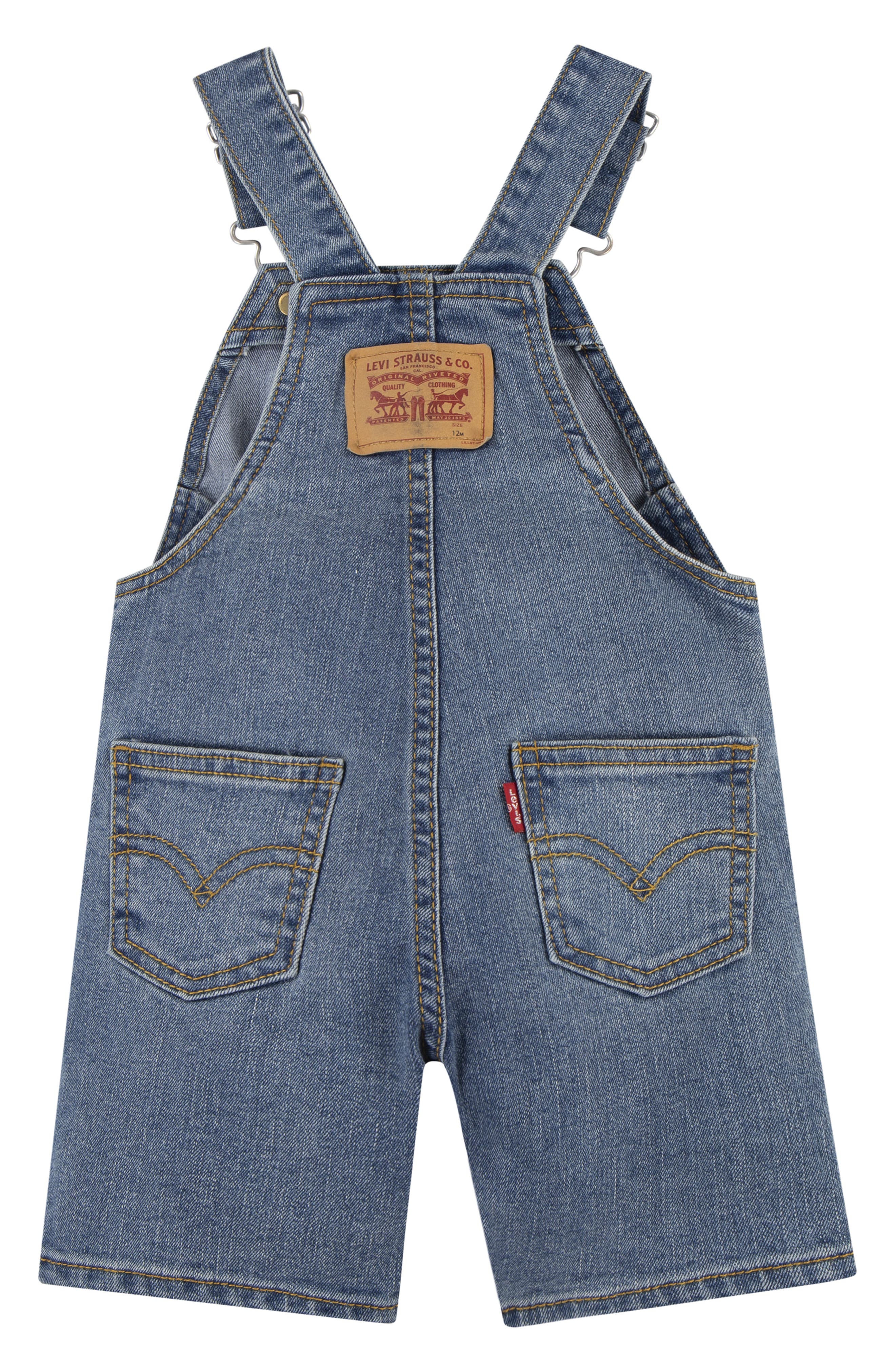 Детские Levi's Denim Shortalls — фото 8