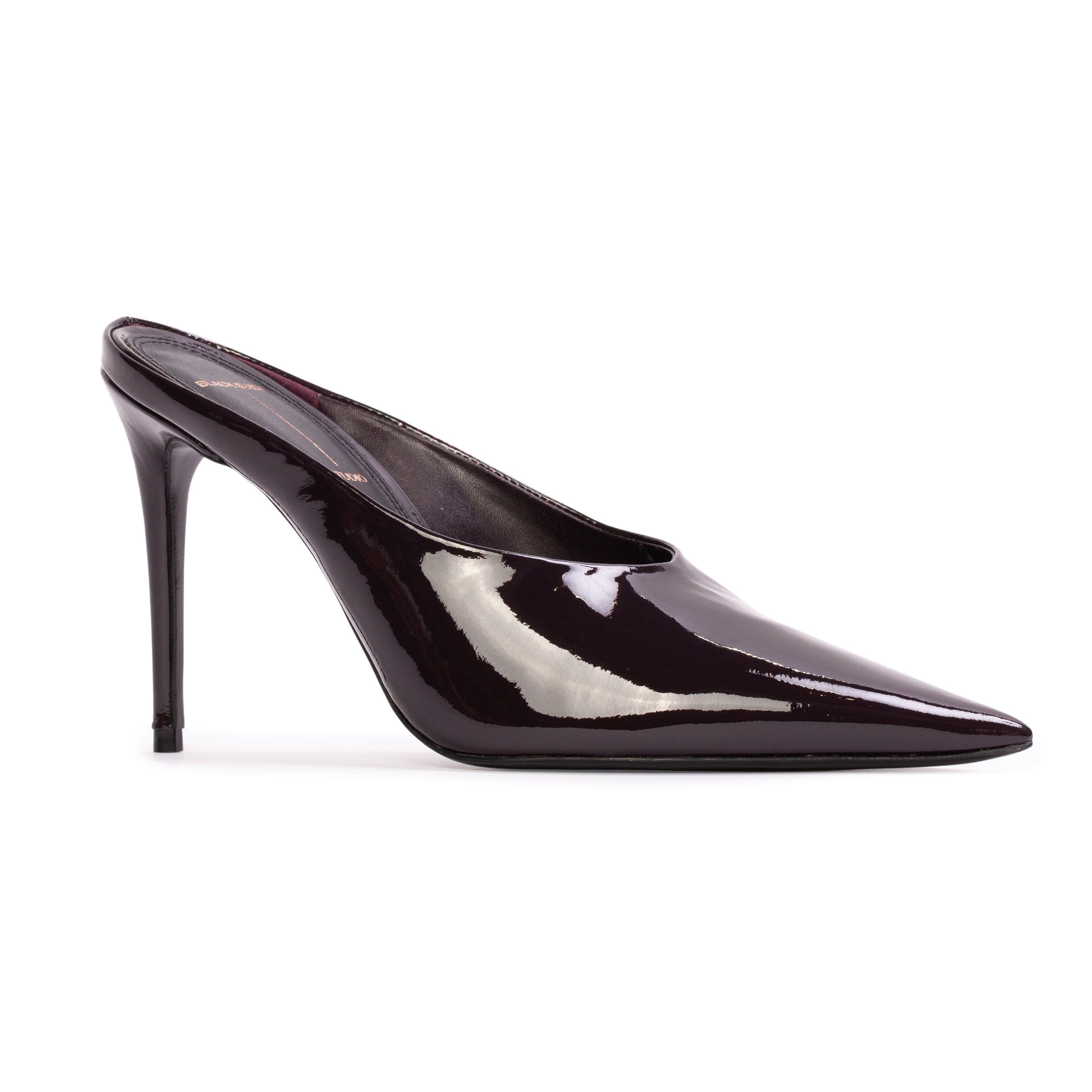 BLACK SUEDE STUDIO Fallon 100 Pump, Alternate, color, Dark Plum Patent