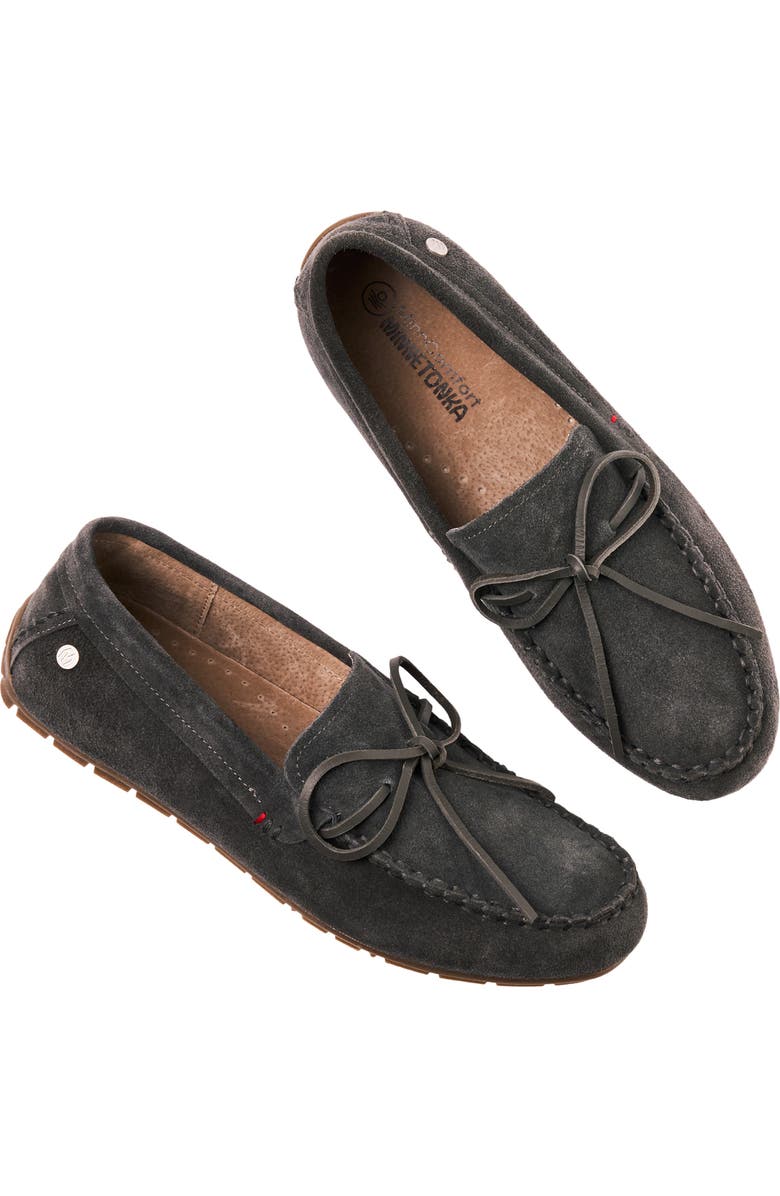 Minnetonka Water Resistant Driving Loafer, Alternate, color,