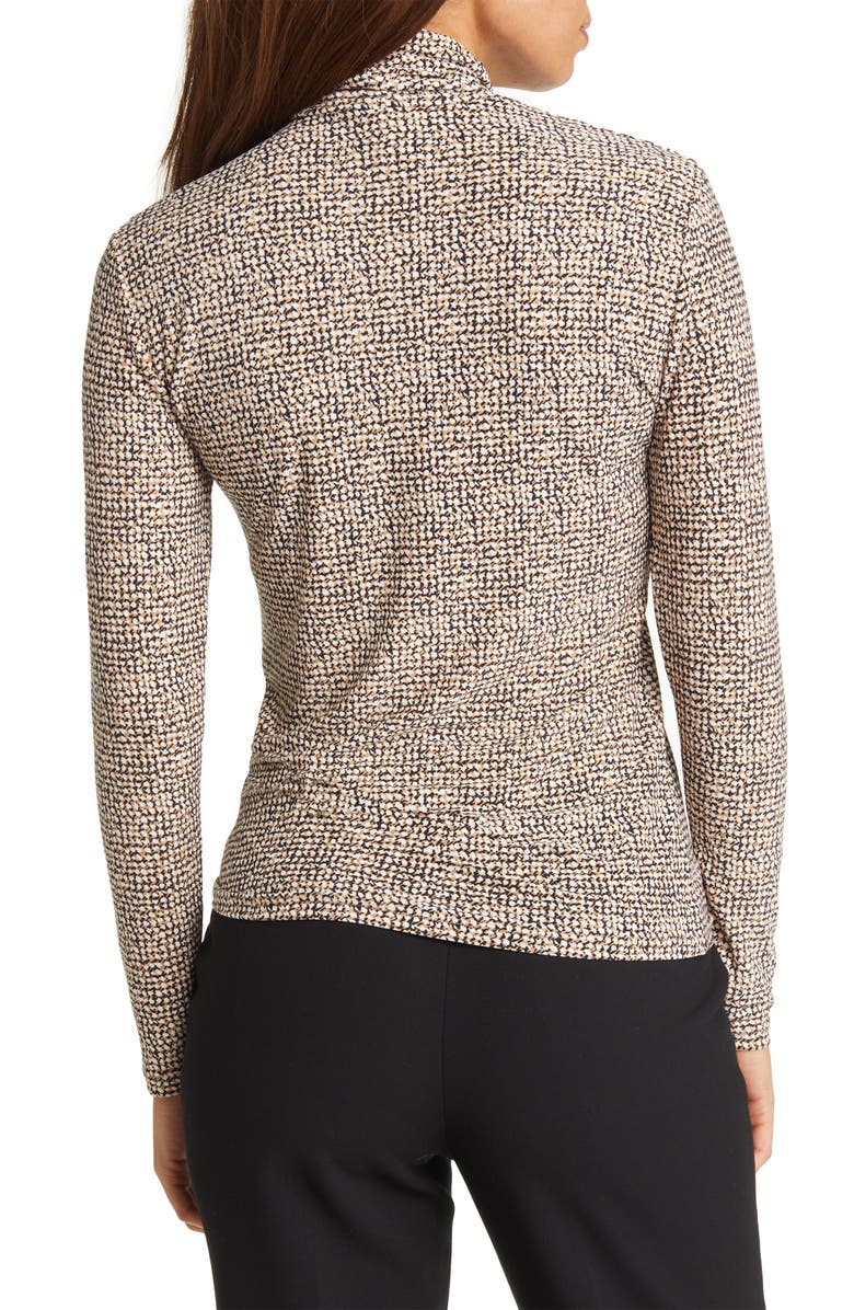 Anne Klein Long Sleeve Turtleneck Top, Alternate, color, 