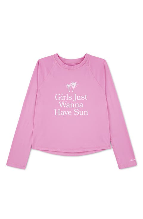 Kids' Graphic Print Long Sleeve Rashguard (Little Kid & Big Kid)