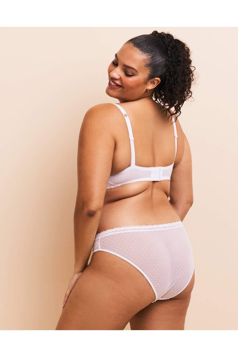 Lucie Contour Balconette Bra, Alternate, color, White