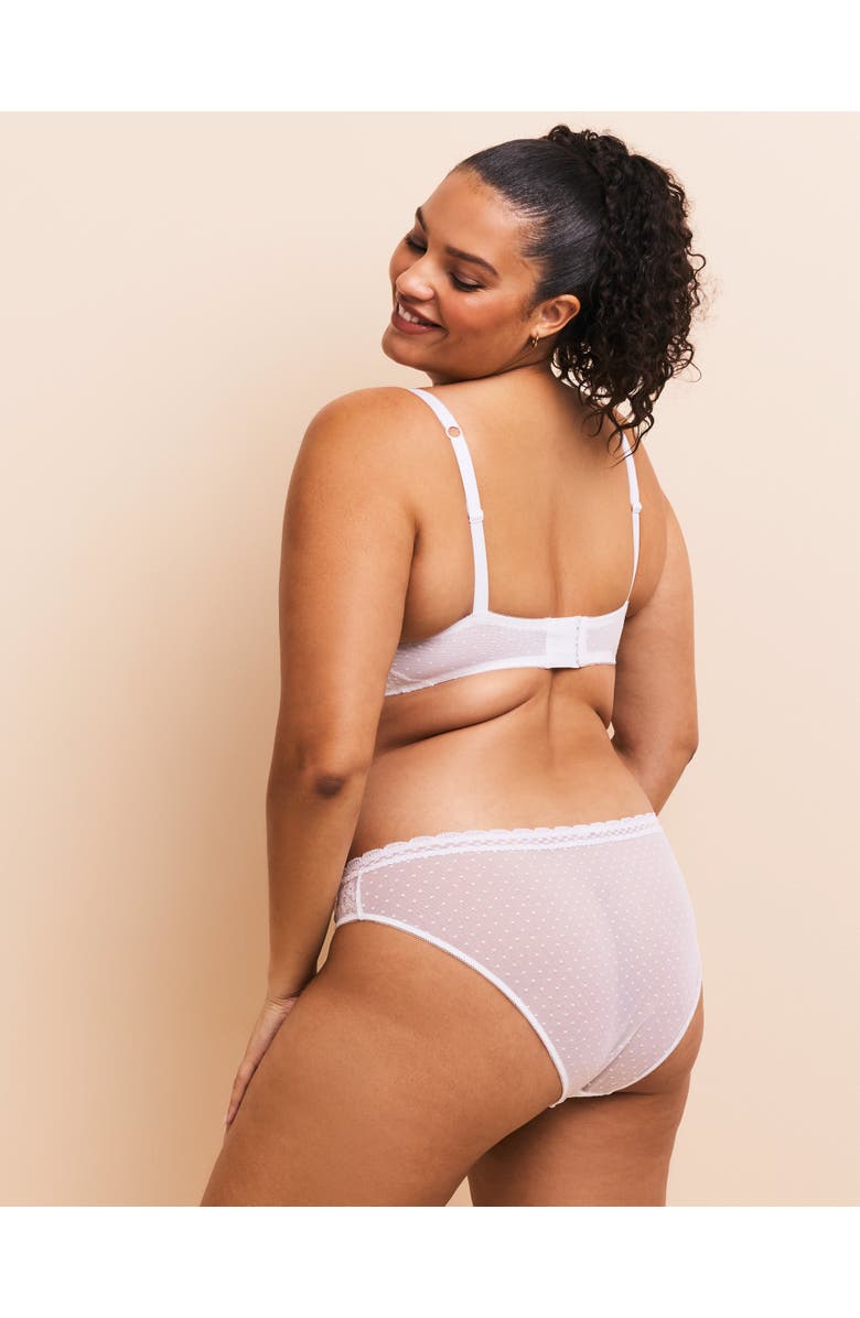 Adore Me Lucie Contour Balconette Bra, Alternate, color, White