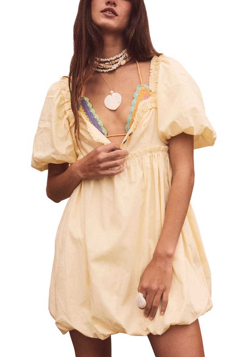 Rendevous Me Minidress, Main, color, LEMONILLA