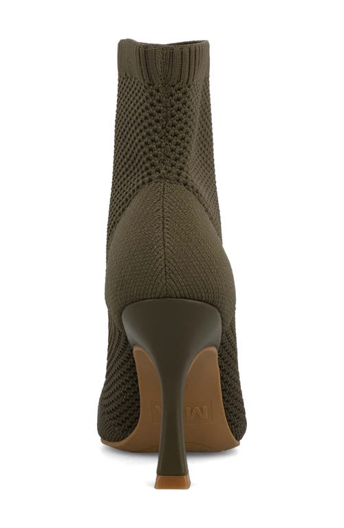 Mia Pamilla Knit Bootie In Brown