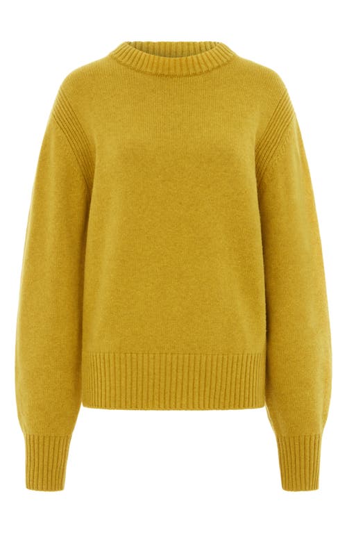 Aligne Dion Knitted Sweater Hot Mustard In Green