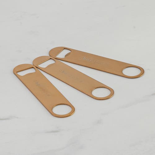 A Bar Above Antique Copper Bar Blade Bottle Opener, 3 Pack In Antique Copper