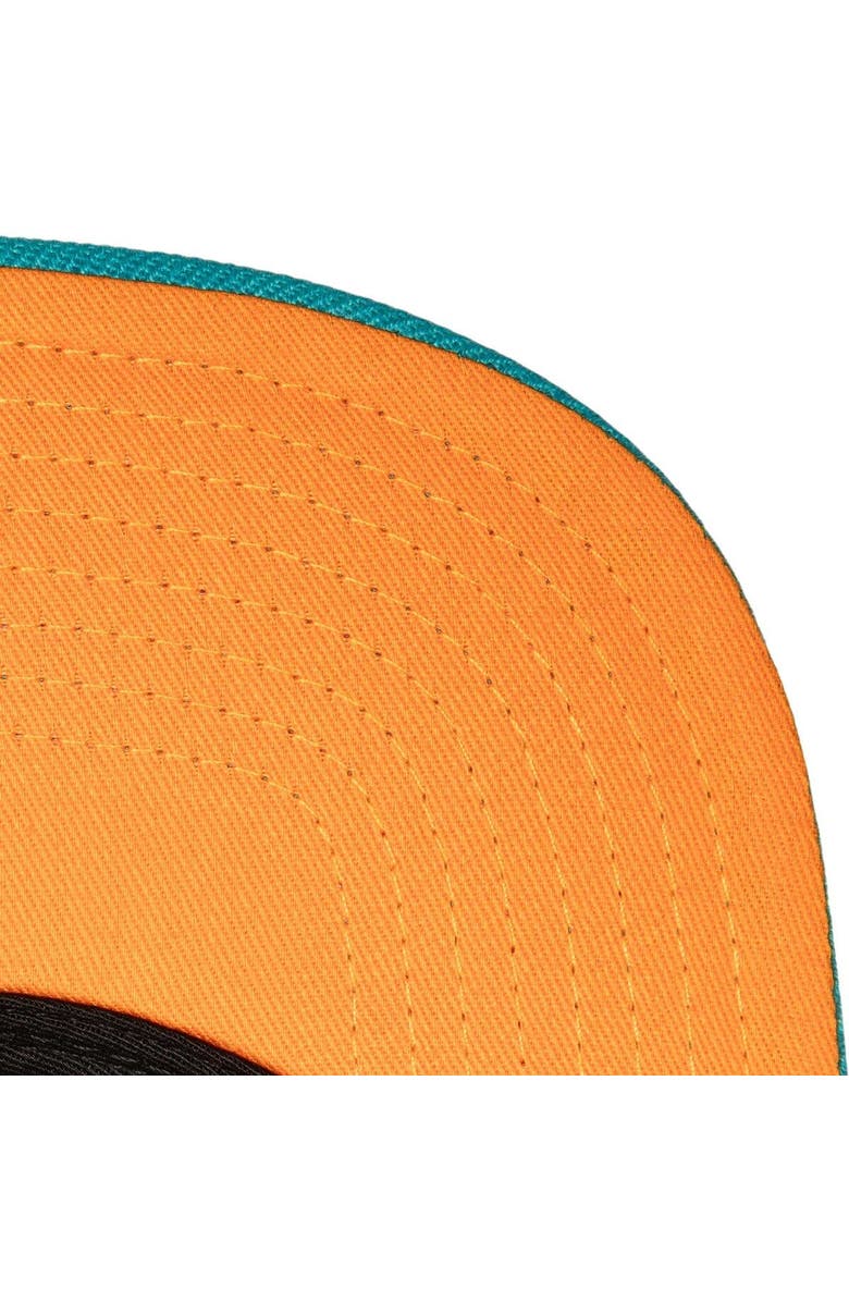 Mitchell & Ness Men's Mitchell & Ness Black/Teal New York Yankees Citrus Cooler Snapback Hat, Alternate, color, Black