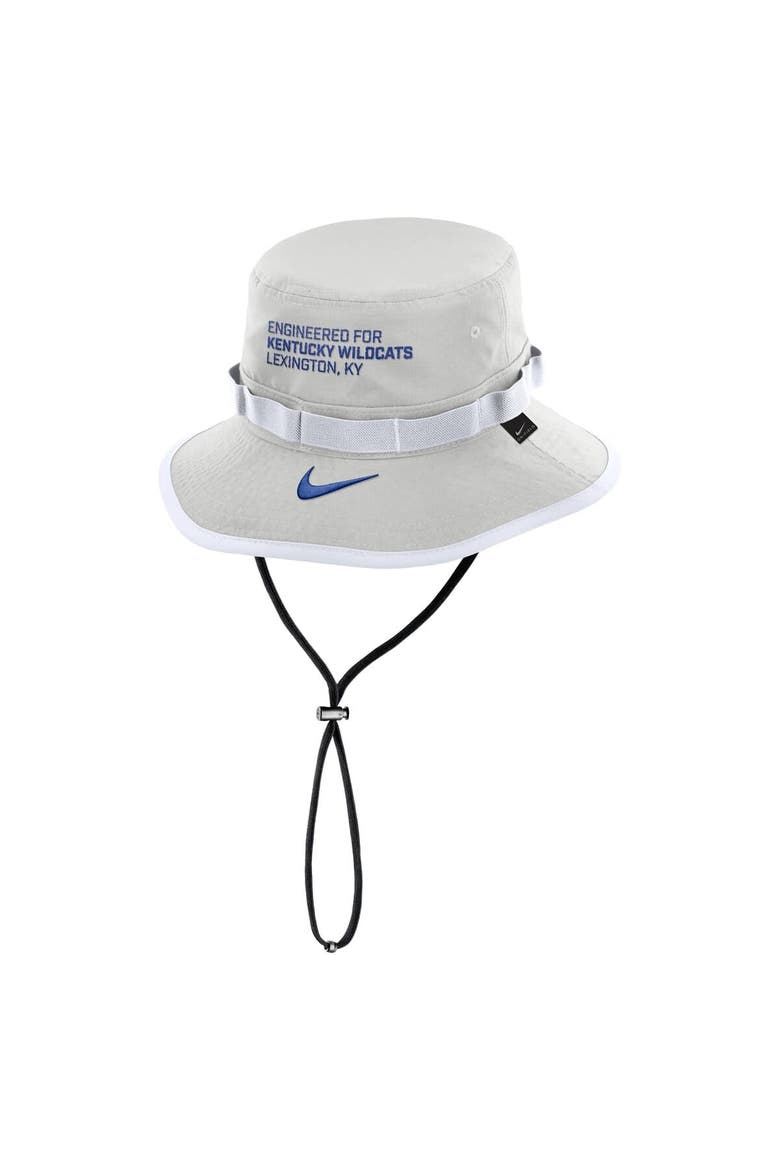 Men's Nike Gray Kentucky Wildcats 2025 Sideline Apex Boonie Performance Bucket Hat, Alternate, color, Gray