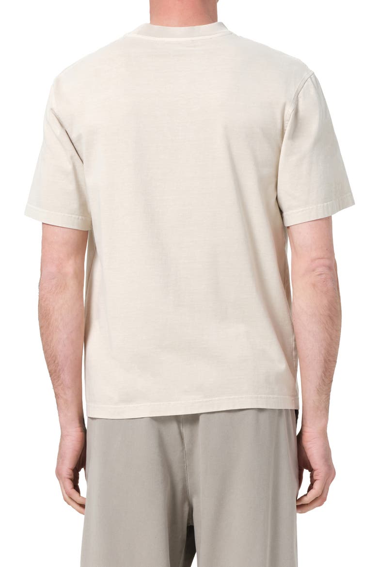 Asha Oversize Mock Neck T-Shirt, Alternate, color, BROWN RICE BEI