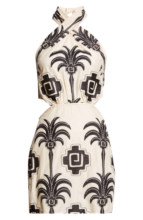 Johanna Ortiz Pintaderas Jacquard Minidress In Multi