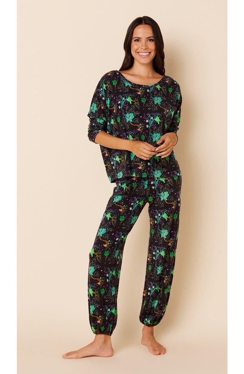 The Cat's Pajamas Pima Knit Pullover Set, Alternate, color, Stargazer