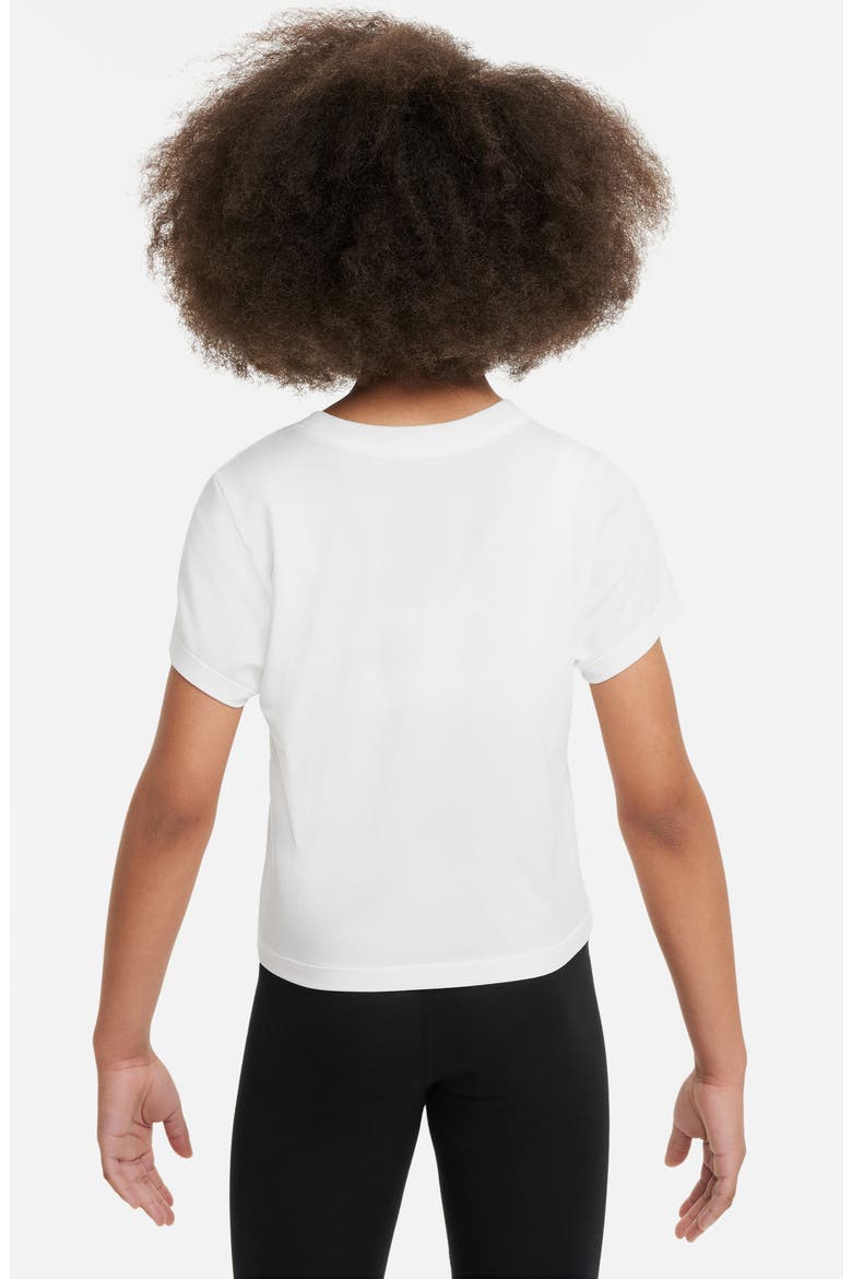 Kids' Sportswear Crop T-Shirt, Alternate, color, WHITE