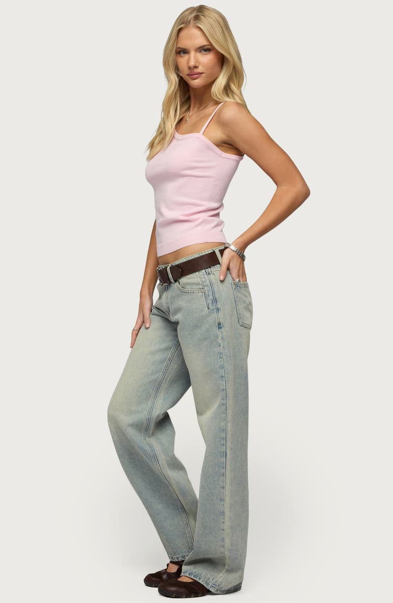 EDIKTED Holly Wide Leg Jeans, Alternate, color, Blue-Vintage-Washed