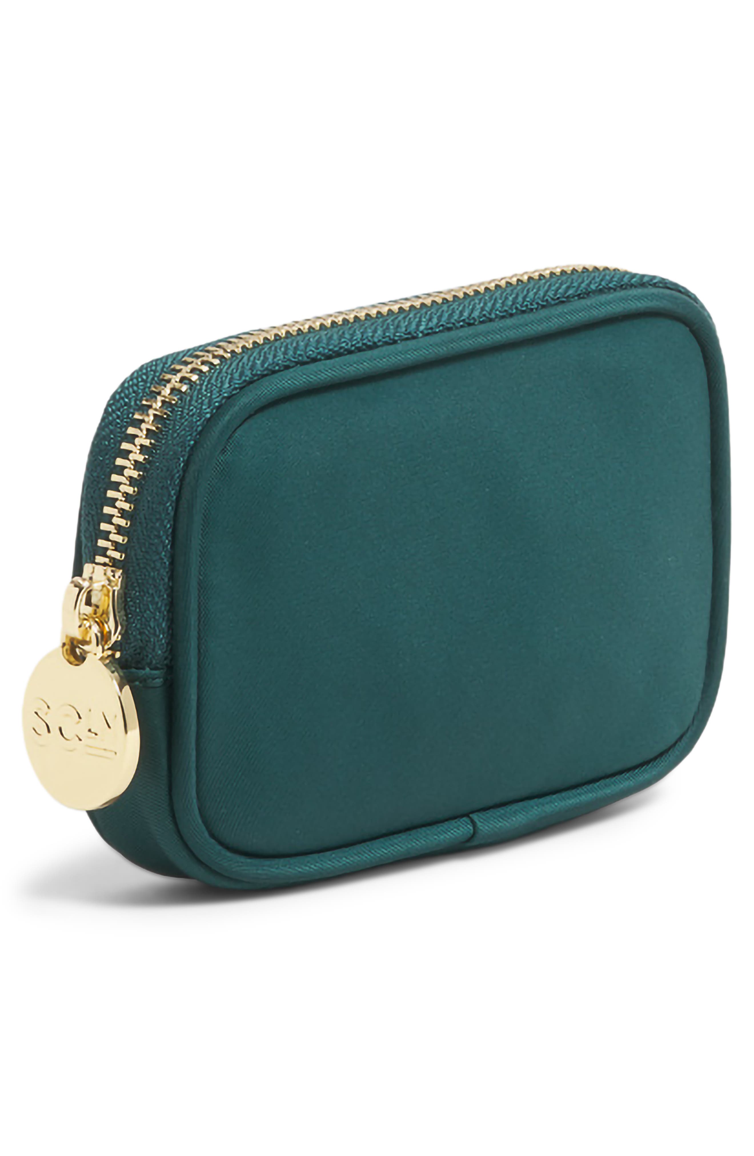 Stoney Clover Lane Micro Nylon Pouch, Alternate, color, Teal