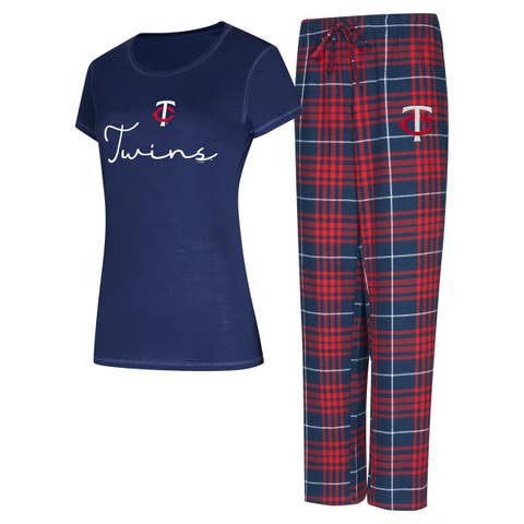 Women's Concepts Sport Minnesota Twins Vector Top & Pants Sleep Set