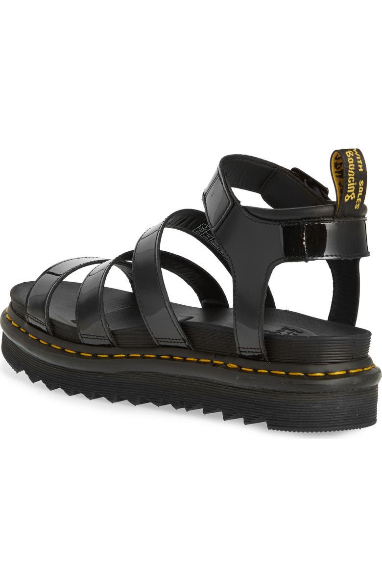 Dr. Martens Blaire Sandal, Alternate, color, Black Patent Leather