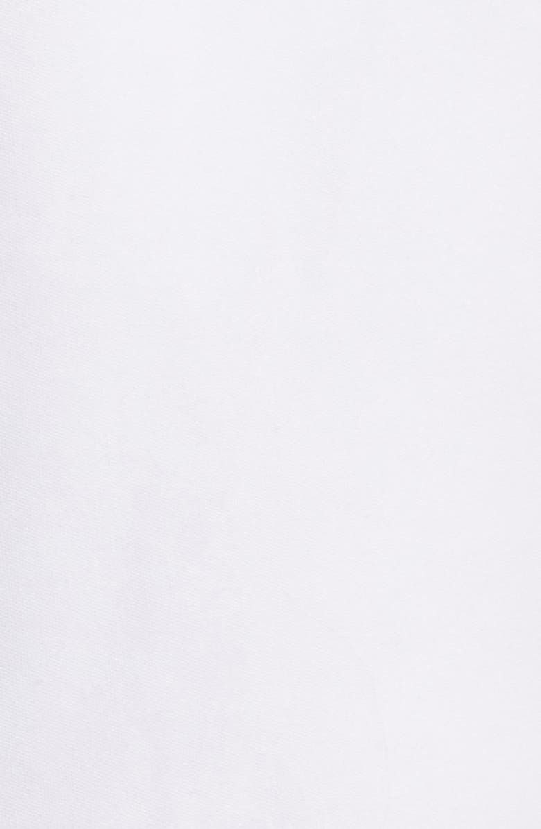 Madewell Embroidered Pull-On Poplin Shorts, Alternate, color, White W Brown Eyelet