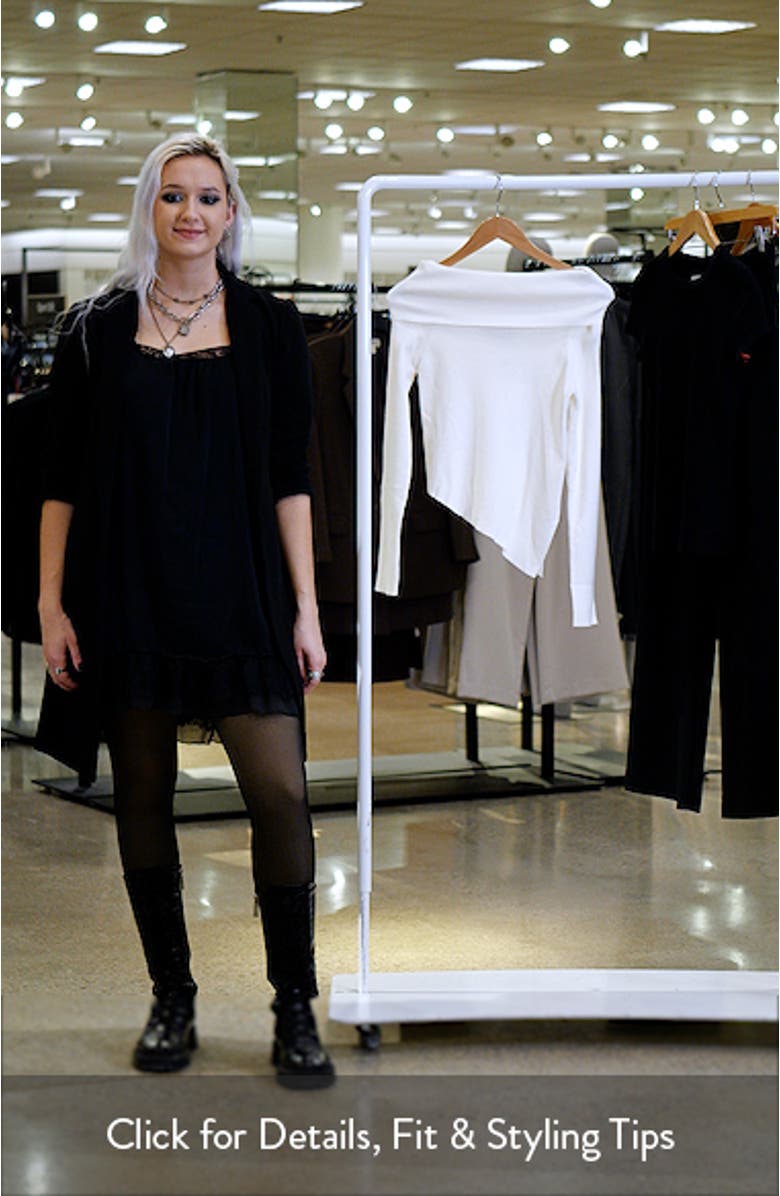 Mavis Off the Shoulder Knit Top, sales video thumbnail