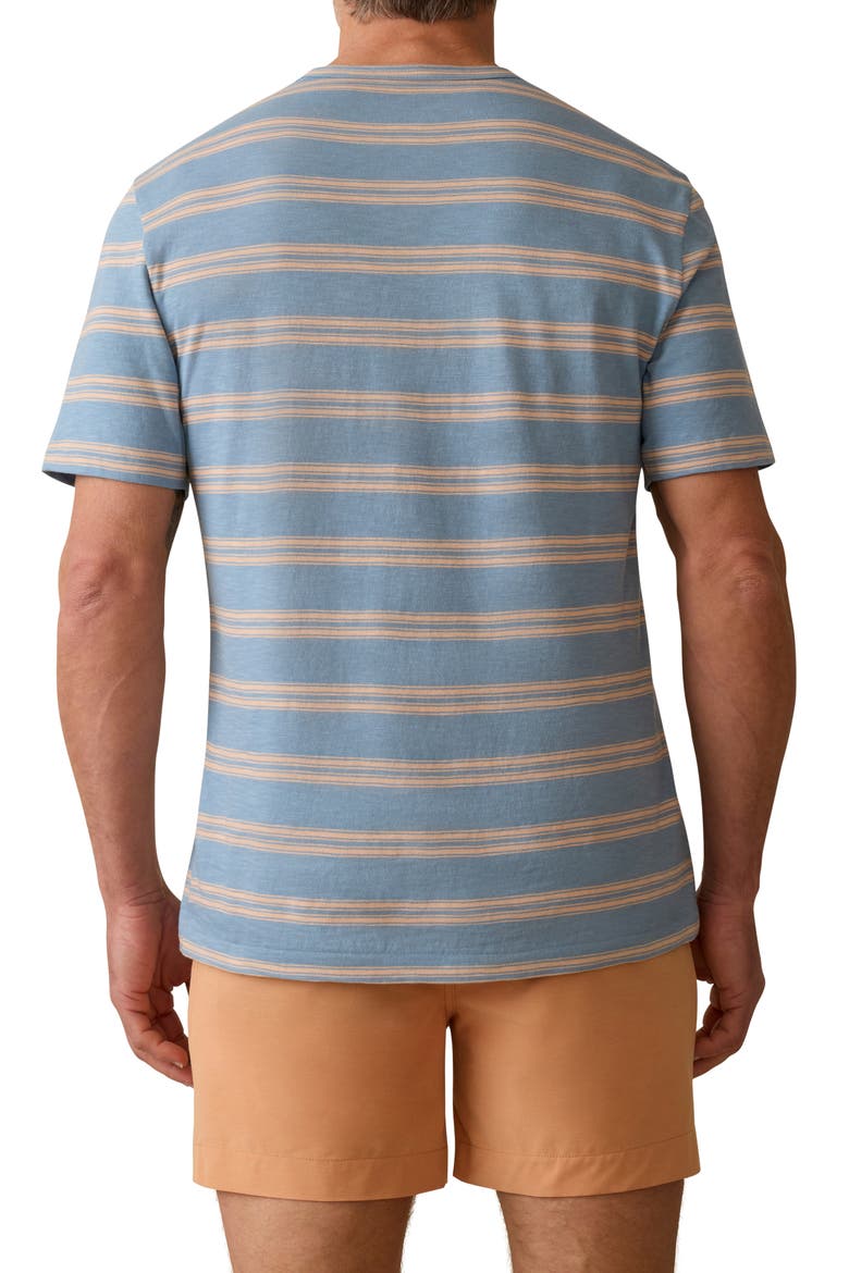 Sunwashed Stripe T-Shirt, Alternate, color, COAST CORAL STRIPE