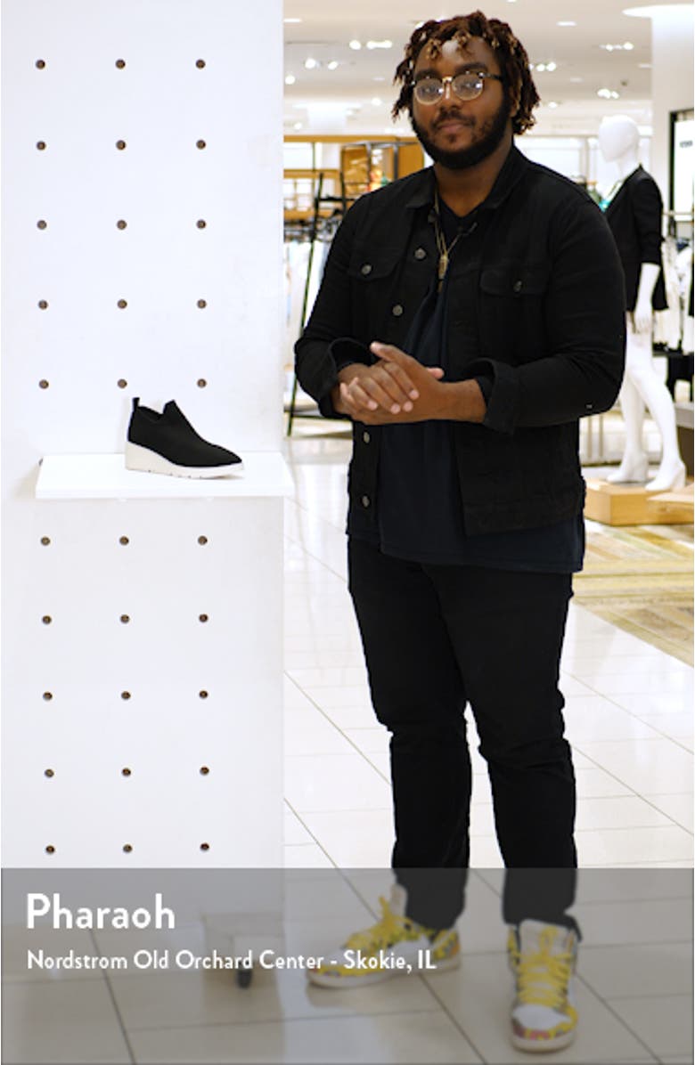 Knit Wedge Sneaker, sales video thumbnail