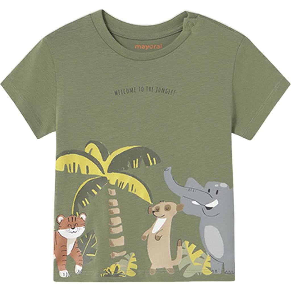 Mayoral Jungle Safari T-shirt In Sage