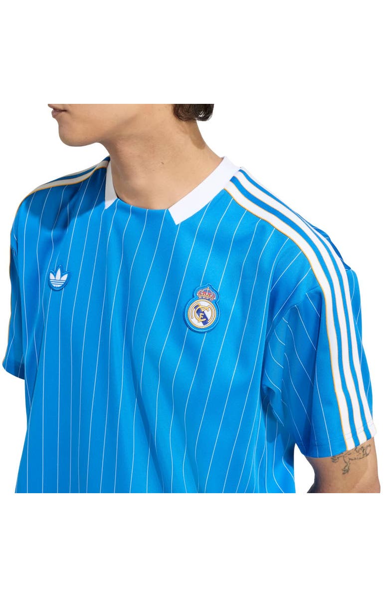 adidas Unisex adidas  Blue Real Madrid Terrace Icons Jersey, Alternate, color, Blue