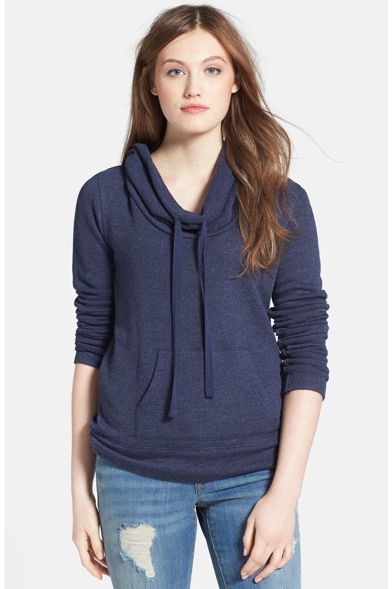 Funnel Neck Pullover, Main, color, NAVY PEACOAT