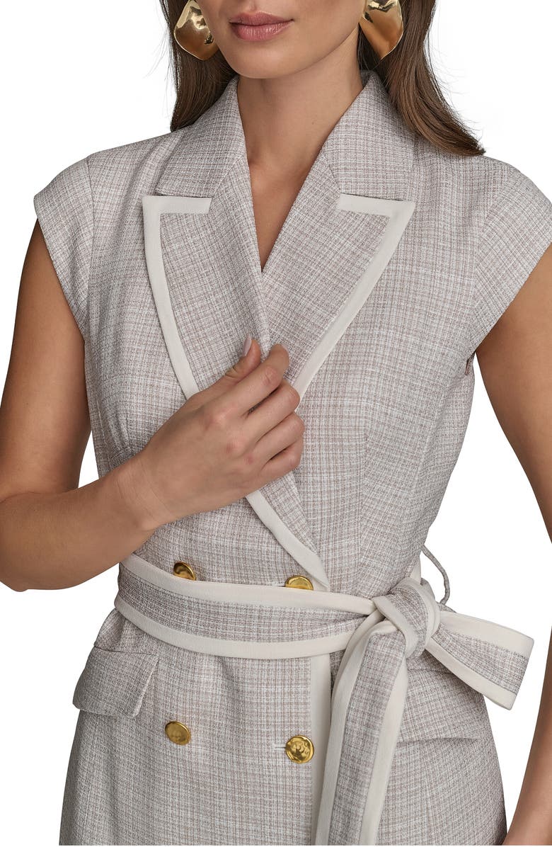 Donna Karan New York Mélange Tweed Dress, Alternate, color, 