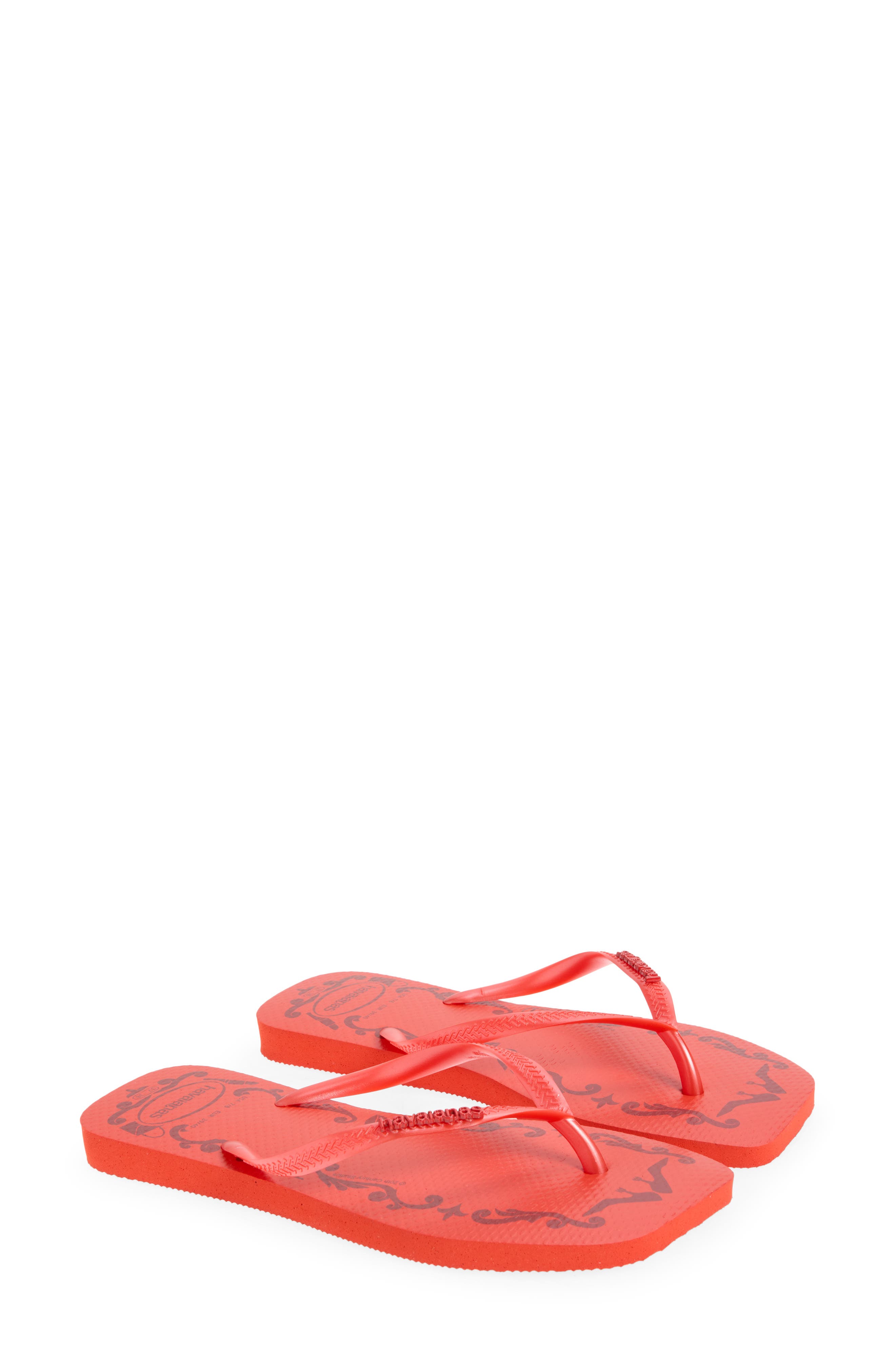 Havaianas x Devil Wears Prada Flip Flop, Alternate, color, Frevo Red