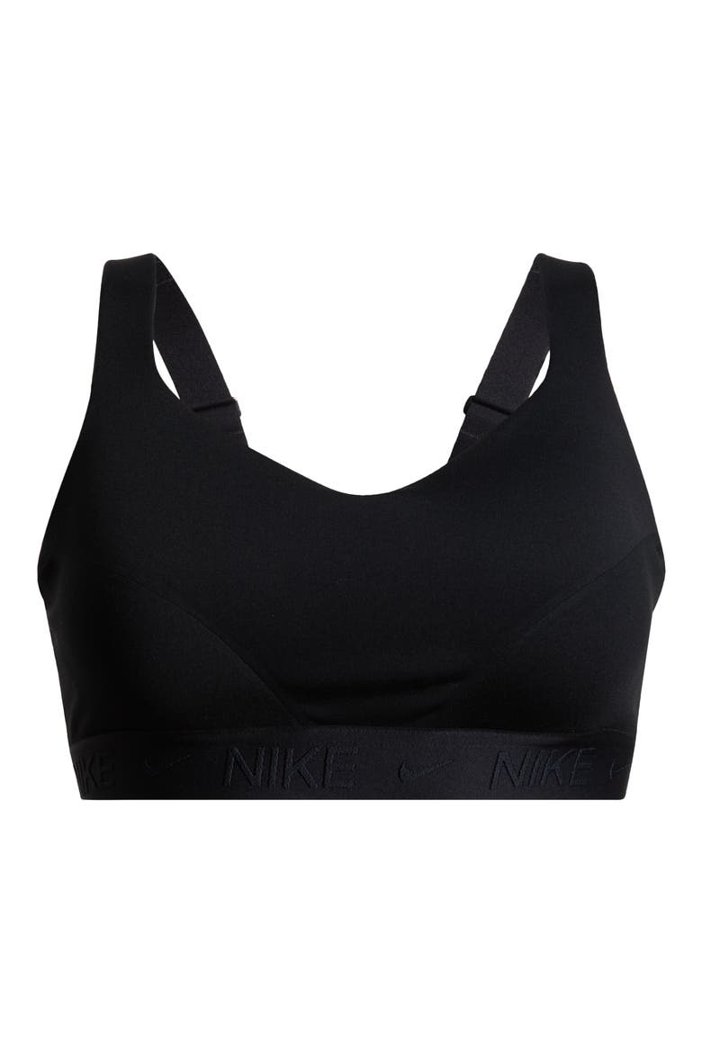 Indy Dri-FIT High Support Sports Bra, Alternate, color, BLACK/ BLACK/ BLACK