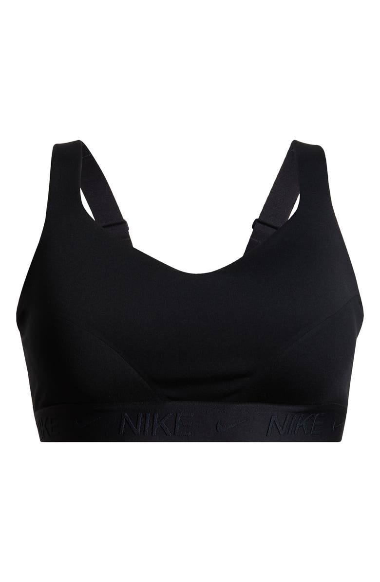 Nike Indy Dri-FIT High Support Sports Bra, Alternate, color, Black/ Black/ Black