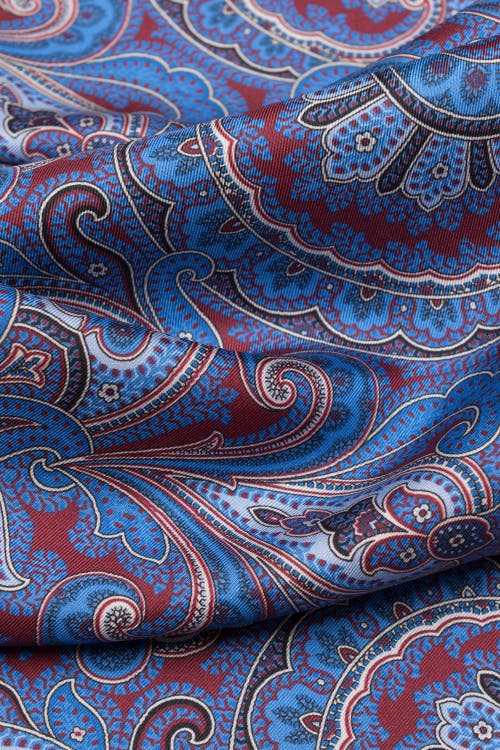 Elizabetta Sorrento In Blue And Venetian Red