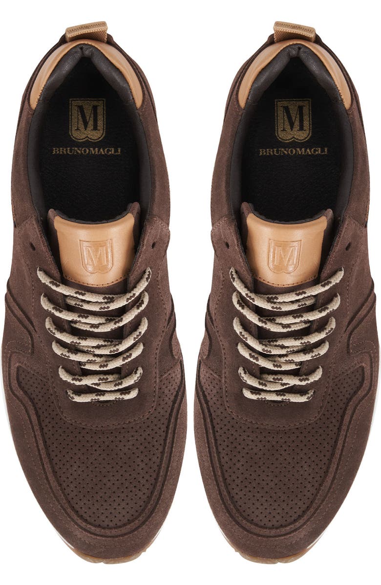 Bruno Magli Capri Sneaker, Alternate, color, Brown Suede
