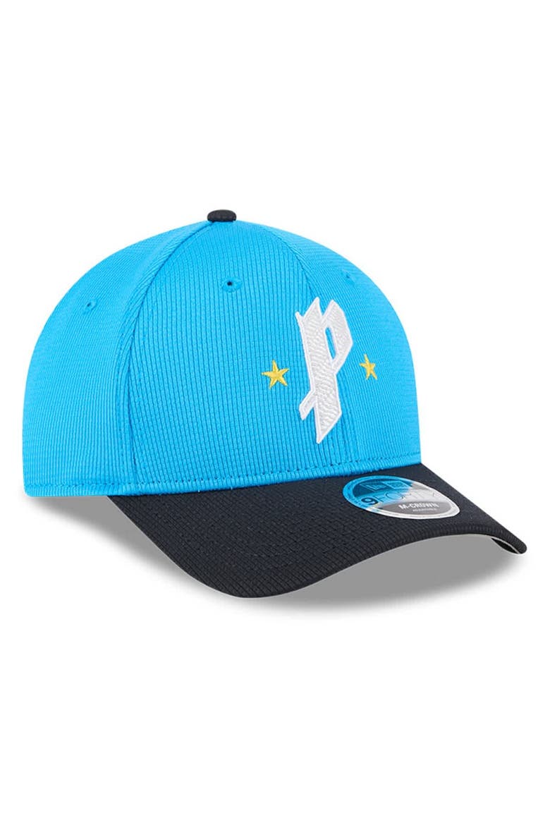 Men's New Era Neptune Blue/Navy Philadelphia Phillies City Connect Batting Practice 9FORTY M-Crown Adjustable Hat, Alternate, color, Neptune Blue
