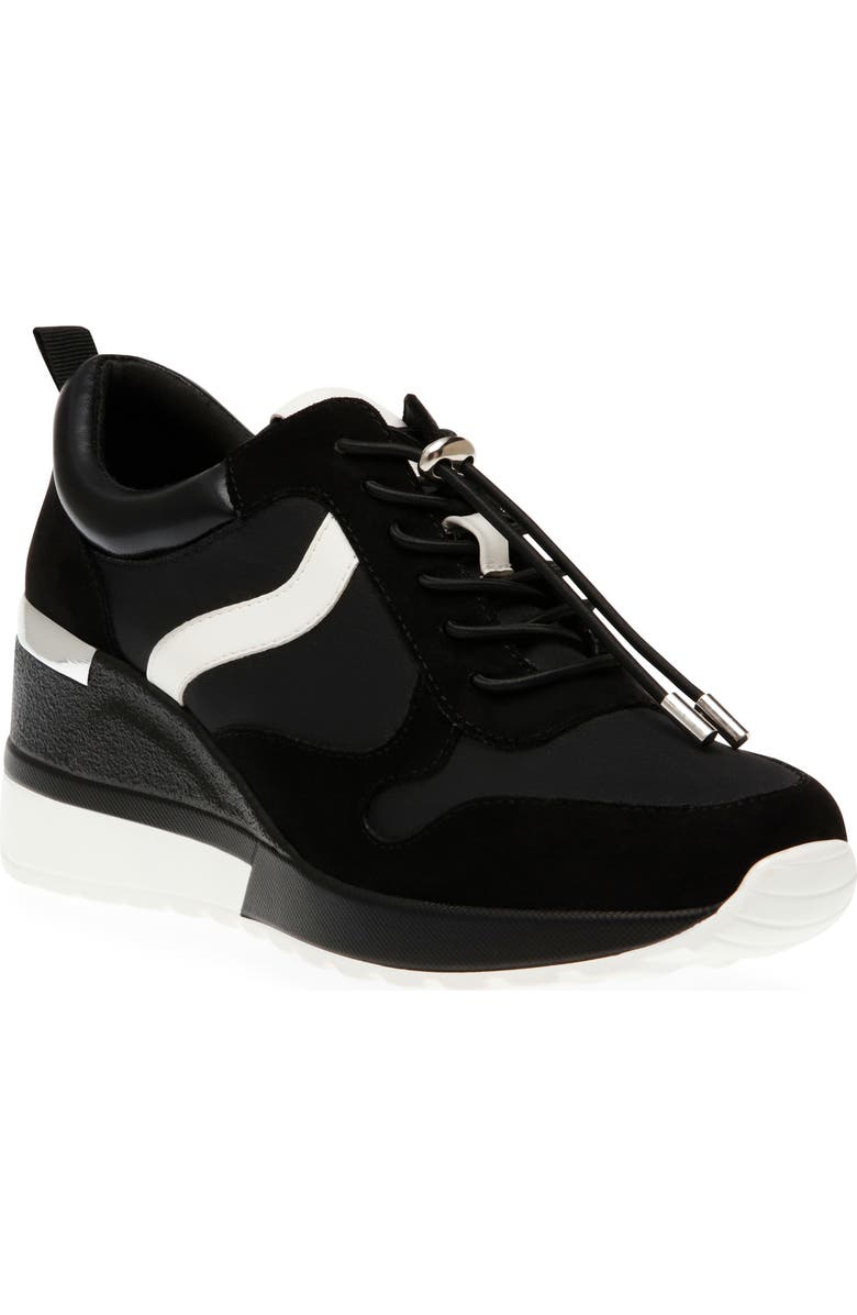 Anne Klein Maze Wedge Sneaker, Main, color,