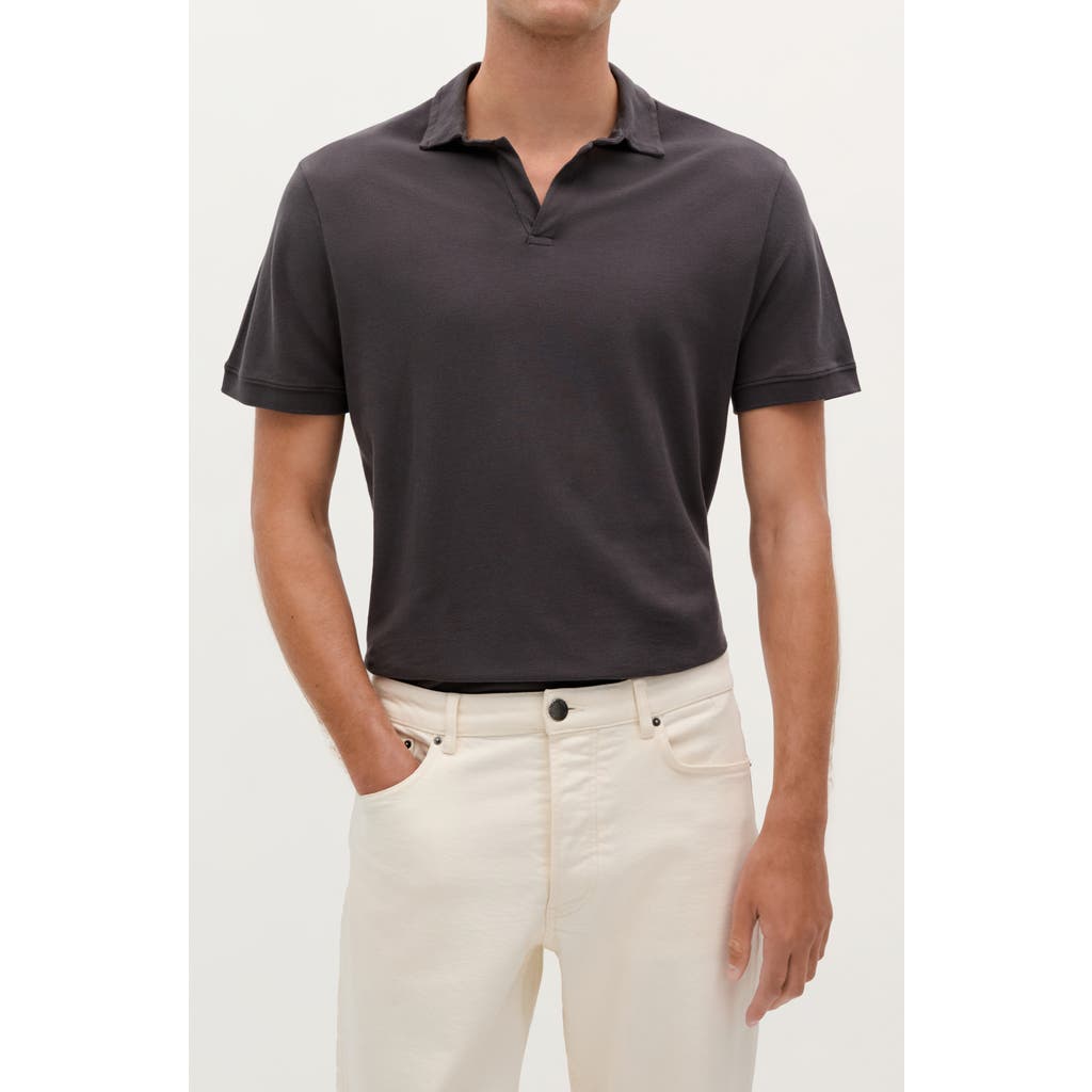 Scalpers Thin Polo In Gray