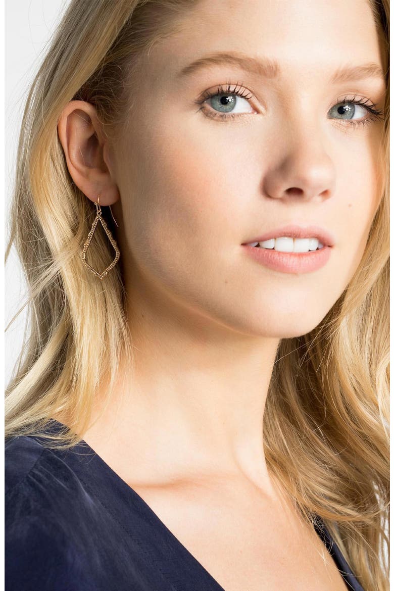 Sophia Drop Earrings, Alternate, color, GOLD