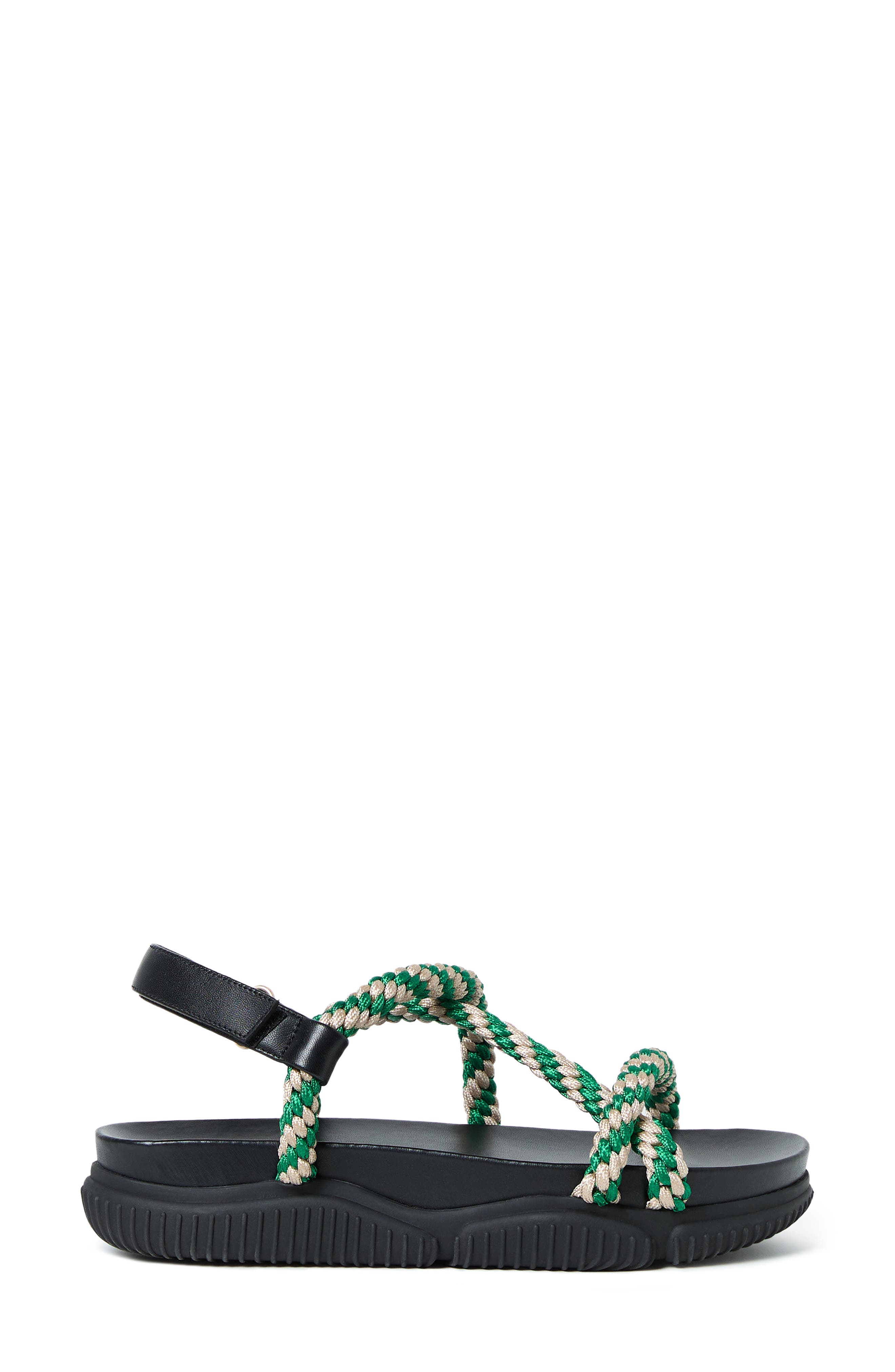 Ozzy Sport Sandal, Alternate, color, BLACK/ GREEN/ CREAM