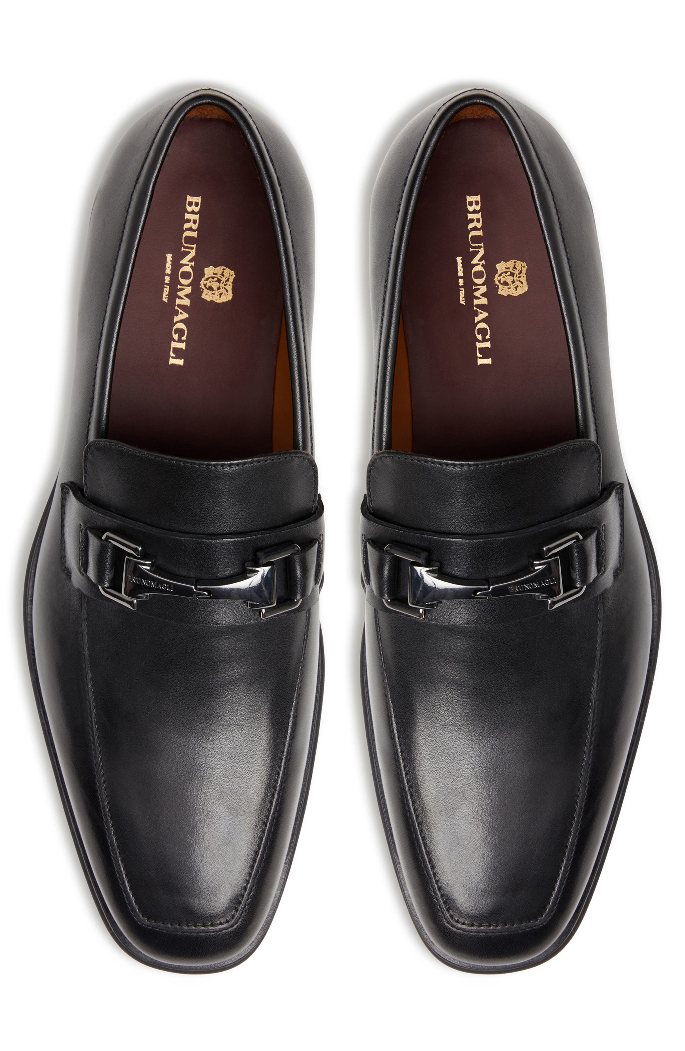 Bruno Magli Raging Bit Loafer, Alternate, color, Black