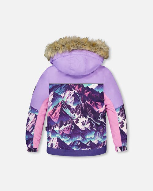 Deux Par Deux Girl Two-piece Play Snowsuit In Multi