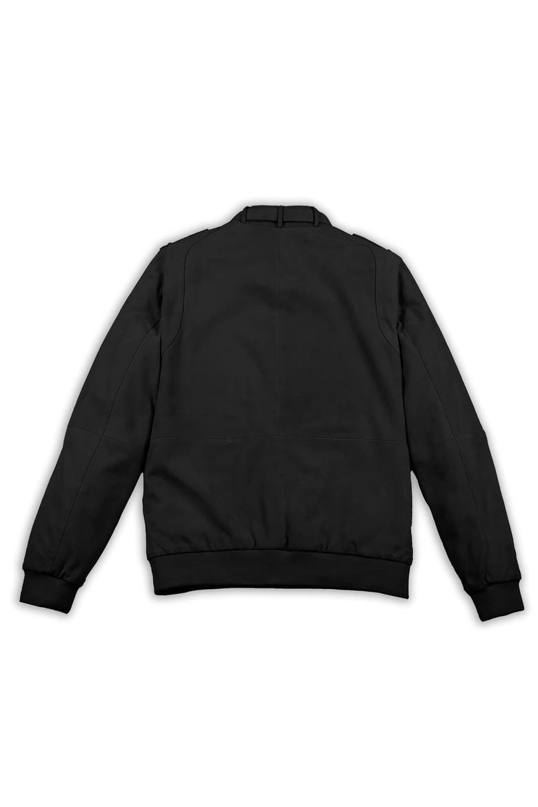 Men's Soft Suede Iconic Jacket, Alternate, color, Black