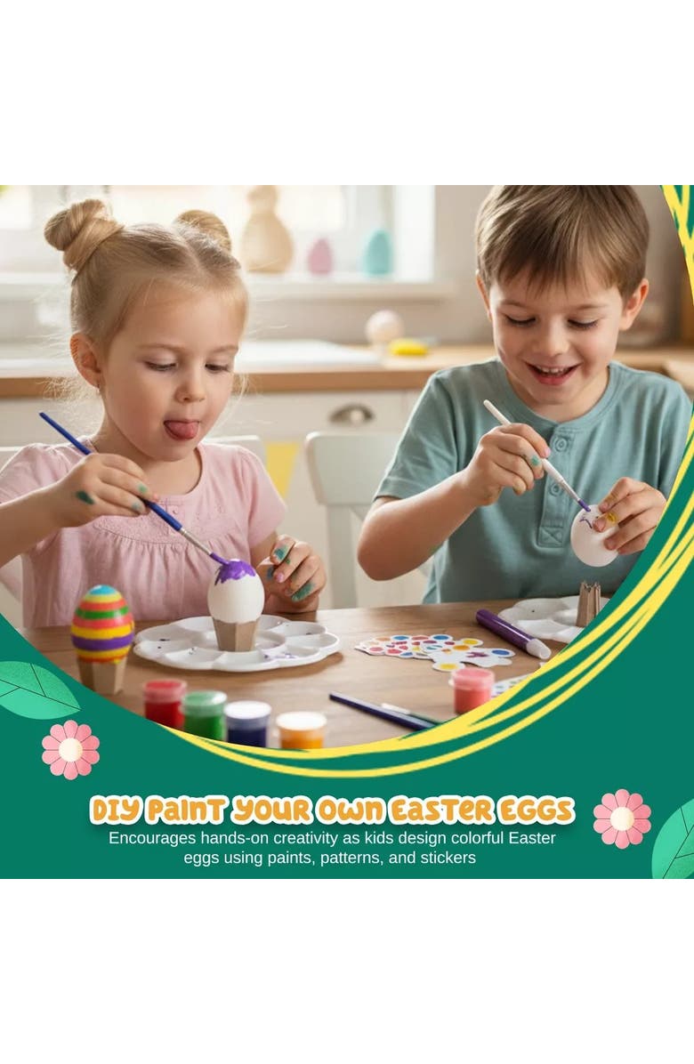 Sperric DIY Easter Egg Painting Craft Set, Alternate, color, Multicolor