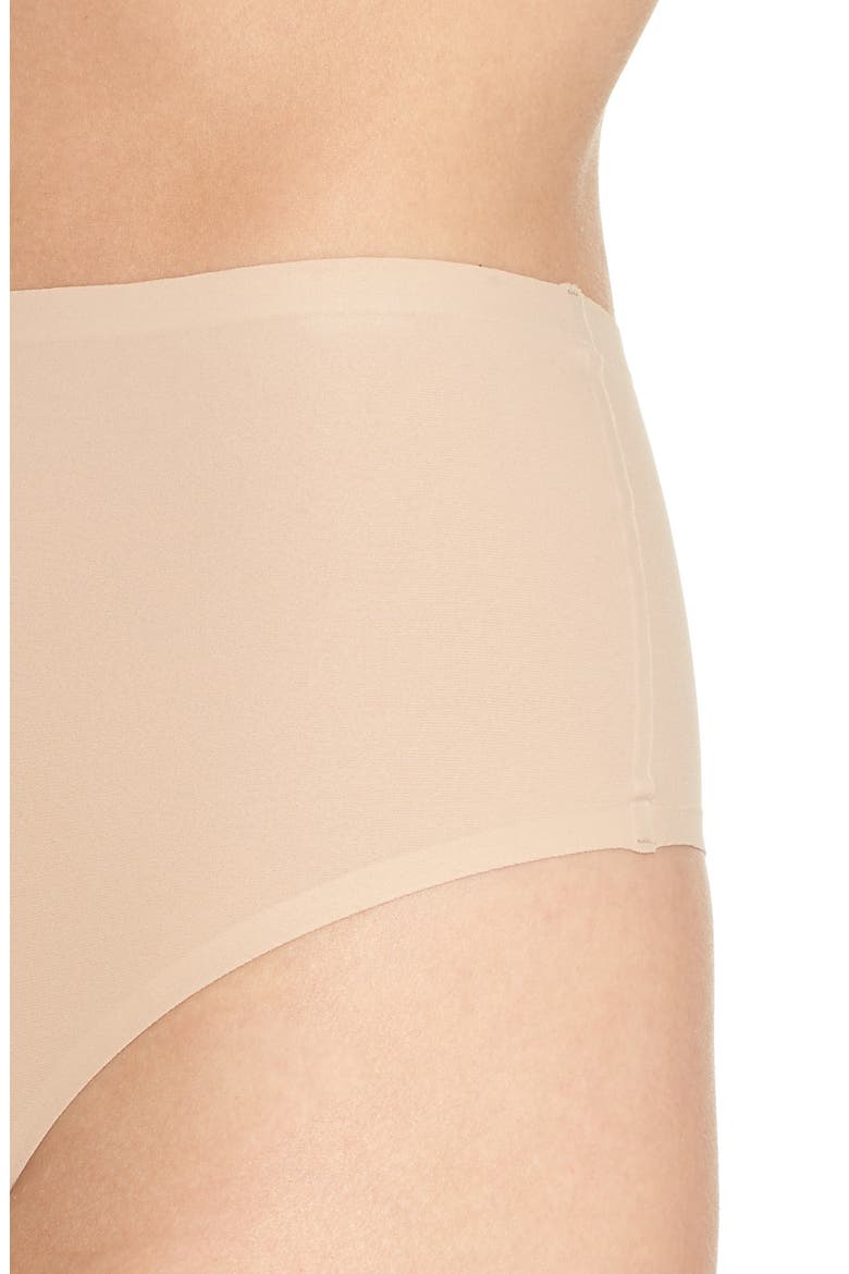Soft Stretch Seamless Retro Thong, Alternate, color, ULTRA NUDE